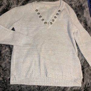 Oversized V Neck Tunic